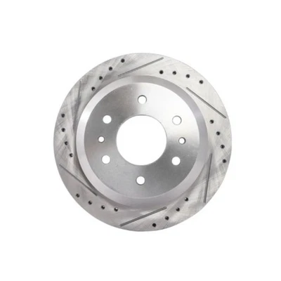 For Saab 9-7x 2005-2009 Brake Disc Driver OR Passenger Side Single Piece | Rear - Image 1 of 4