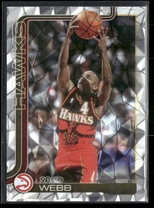2025-25 Topps Basketball #266 Spud Webb Diamante - Atlanta Hawks - Bild 1 von 2