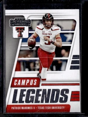 2021 Panini Contenders Draft Picks RCampus Legends Patrick Mahomes II - Image 1 of 2