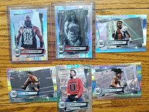 Lot (6) 2025 Topps Chrome WWE Prism Refractor w/Braun Strowman Nikki Cross - Picture 1 of 1