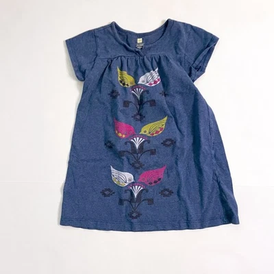 Tea Collection Bird Dress, Size 5 - Image 1 of 4