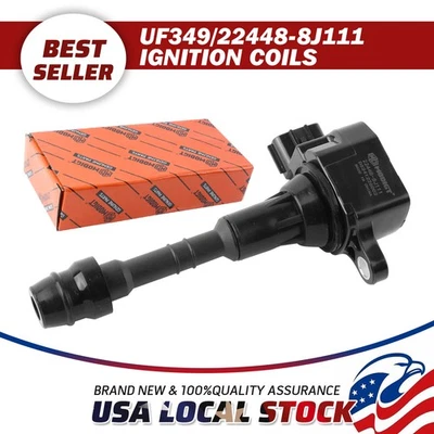 Ignition Coils UF349 For Nissan XTERRA 4.0L V6 2005-2014 22448-8J111 Superior - Imagem 1 de 4