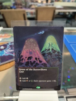 Grove of the Burnwillows (0152) (Borderless) (Galaxy Foil) Eoe Mtg - Image 1 of 3