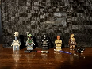 Lego Star Wars Minifigure Lot Darth Vader, Boba Fett, etc MINT - Picture 1 of 2