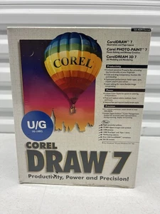CorelDRAW 7 + FOTO-PINTURA 7 + DREAM 3D 7 (actualización) - Caja grande sellada de fábrica - Imagen 1 de 10