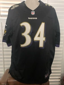Maglia squadra Alex Collins Baltimore Ravens NFL 34 calcio NIKE taglia Large - Foto 1 di 9