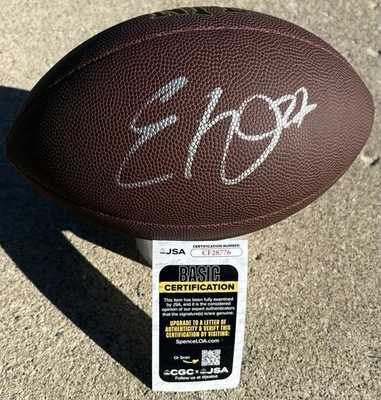 EDDIE GEORGE SIGNED NFL Football JSA COA OHIO STATE BUCKEYES Titans Heisman - Image 1 of 3