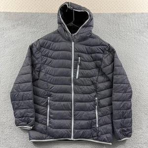 Little Donkey Andy Jacke Herren XL blau Kapuze gesteppt wattiert leicht Outdoor - Bild 1 von 11