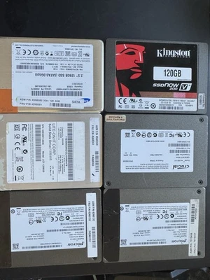 6x 128GB Sata SSD Drives - Image 1 of 3