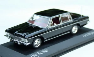 Opel Kapitän B Bj. 1969-1970, schwarz, Minichamps-Modell im M. 1:43 - Bild 1 von 6