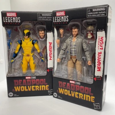 Hasbro Marvel Legends Deadpool y Wolverine Película Headpool Logan y Wolverine Foto 1 de 4
