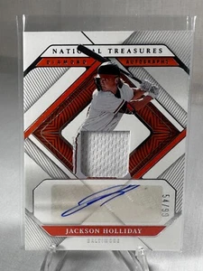 Jackson Holliday_2023 National Treasures Diamond, Autographed, 54/99 Sports Card - Picture 1 of 2