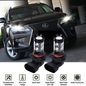 Xenon 100W 9005 LED High Beam Bulbs Daytime Running Lights For Lexus ES IS RX LS