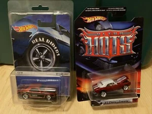 LOT OF 2 Cars Hot Wheels 67 Chevy Camaro & Real Riders 69 Camaro - Picture 1 of 4