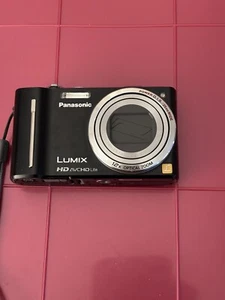 Panasonic LUMIX DMC-ZS7-BLACK-12.1 MP-Digital Camera-SD Card & Charger-Excellent - Picture 1 of 23