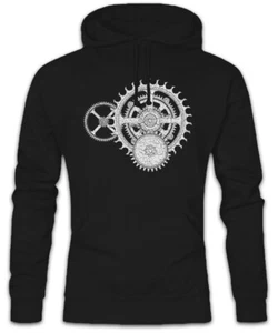 Mechanism I Hoodie Kapuzenpullover Ingenieur Mechaniker Uhrwerk Zahnrad - Picture 1 of 1