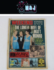 Weekend Magazine April 16-21 1970 - The Lonely Wife Of Matt Monro - Imagen 1 de 5