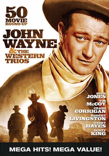 John Wayne & the Western Trios: 50 Movie Round-Up (DVD)