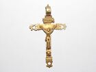 05J26 Antique Cross 4,52 Gr Gold 18 K Carat 750 France Region North Is 1819-1838