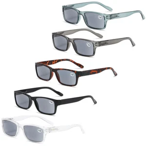 2x Tinted Reading Glasses Sunglasses Retro Readers UV 1.0 1.5 2.0 2.5 3.0 SALE - Picture 1 of 20