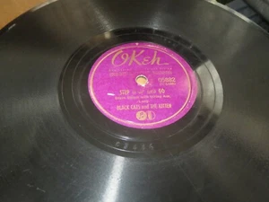 78RPM Okeh 05882 Black Cats + Kitten, Step It Up + Go/ Boogie Woogie Daddy V-VV- - Picture 1 of 12