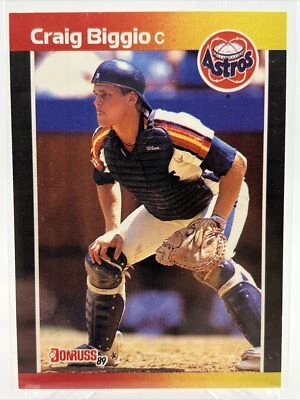1989 Donruss Craig Biggio Rookie Baseball Card #561 Mint FREE SHIPPING - Image 1 of 3