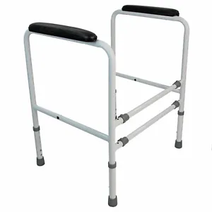 Toilet Frame Support Standing Aid Safety Grab Handle Adjustable Elderly Disabled - Picture 1 of 22