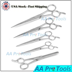 4.5" 5.5" 6.5" 7.5" Sharp Barber Scissors Stainless Ice Tempered (Choose) - Picture 1 of 7