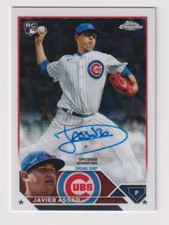 JAVIER ASSAD  2023 Topps Chrome Update Rookie On Card AUTO #RA-JA Chicago Cubs
