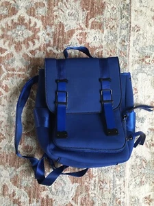 Zara Blue Backpack￼ Medium - Picture 1 of 4