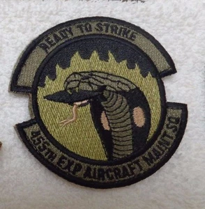 USAF PATCH,455TH EXPEDITIONARY AIRCRAFT MAINT SQN ,SCORPION,MULTICAM,W/hook loop - Picture 1 of 1