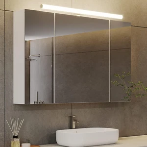 DICTAC Specchio Bagno Contenitore Con Luce E Presa Elettrica Mobile Bagno Con Sp - Foto 1 di 9
