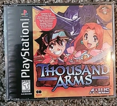 Thousand Arms (Sony PlayStation 1, 1999) No Manual See Pics For Condition  - Image 1 of 4