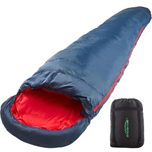 Anaterra® Schlafsack MyNature Mumienschlafsack 3 Jahreszeiten Camping Outdoor - Bild 1 von 12