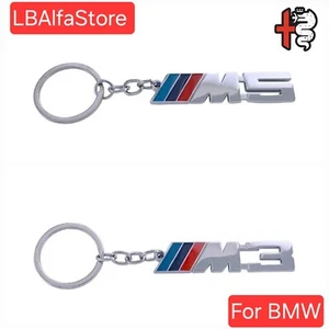 BMW M Sport Keyring M Performance Keychain M3 ,M5 Series BMW Gift Chrome Silver - Picture 1 of 4