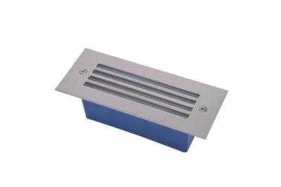 Lâmpada de degrau 3W LED grade externa luz de escada passarela branco quente à prova d'água - Imagem 1 de 4