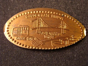 Centavo alargado San Francisco California - Imagen 1 de 1