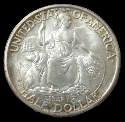 1935 S SAN DIEGO SILVER USA 50c COMMEMORATIVE COIN - Image 1 of 2