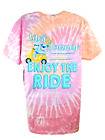 Womens LOVE & PINEAPPLES pink tie dyed t shirt MEDIUM NWT Life's A Journey top