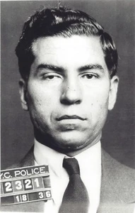 LUCKY LUCIANO MUG SHOT 8X10 FOTO MAFIA ORGANISIERTES VERBRECHEN GANGSTER POBICTURE - Bild 1 von 1