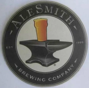 MONTAÑA RUSA DE CERVEZA ALESMITH, alfombra con yunque, San Diego CALIFERIA 2017 - Imagen 1 de 2
