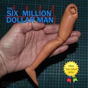 Vintage Six Million Dollar Man Left Leg Steve Austin, Oscar Goldman FREE POST UK - Picture 1 of 9