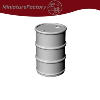SSMODEL 1:76 OO Gauge 55 Gallon Oil Drum Barrels 10pcs Railroads Scenery - Image 1 of 3