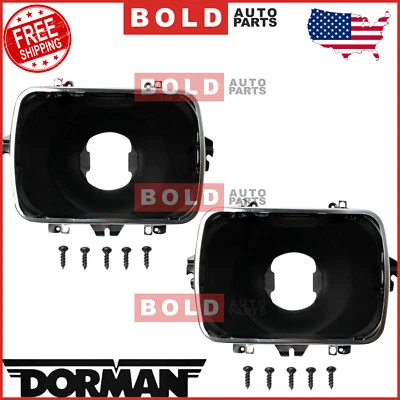 2pc Headlight Support Bracket Mounting Kit LH & RH Sides for Chevy GMC - Image 1 of 4