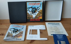 Gunship for the Atari ST - Caja y funda negras - Parece completo - Probado - Imagen 1 de 12