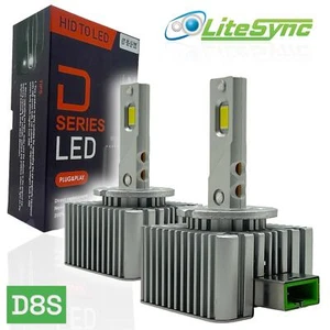 Pair D8S LED bulbs for xenon HID gas discharge for Citroen DS3 2009-2015 - Picture 1 of 13