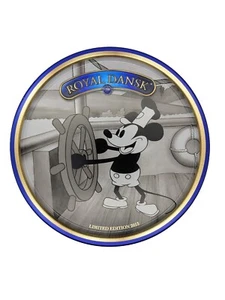 2013 Collectible Royal Dansk LIMITED EDIT Mickey Mouse Holiday Cookie Tin - Picture 1 of 4