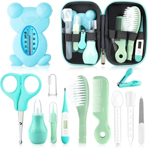 Baby Grooming Kit, Infant Safety Care Set with Hair Brush Comb Nail Clipper Nasa - Picture 1 of 12
