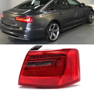 Luz trasera derecha LED luz trasera de freno LED exterior para Audi A6 C7 sedán 2012-2015 - Imagen 1 de 11