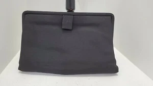 Textured Black 1950’s Ingber Clutch Snap Closure Pin Up Rockabilly - Picture 1 of 3